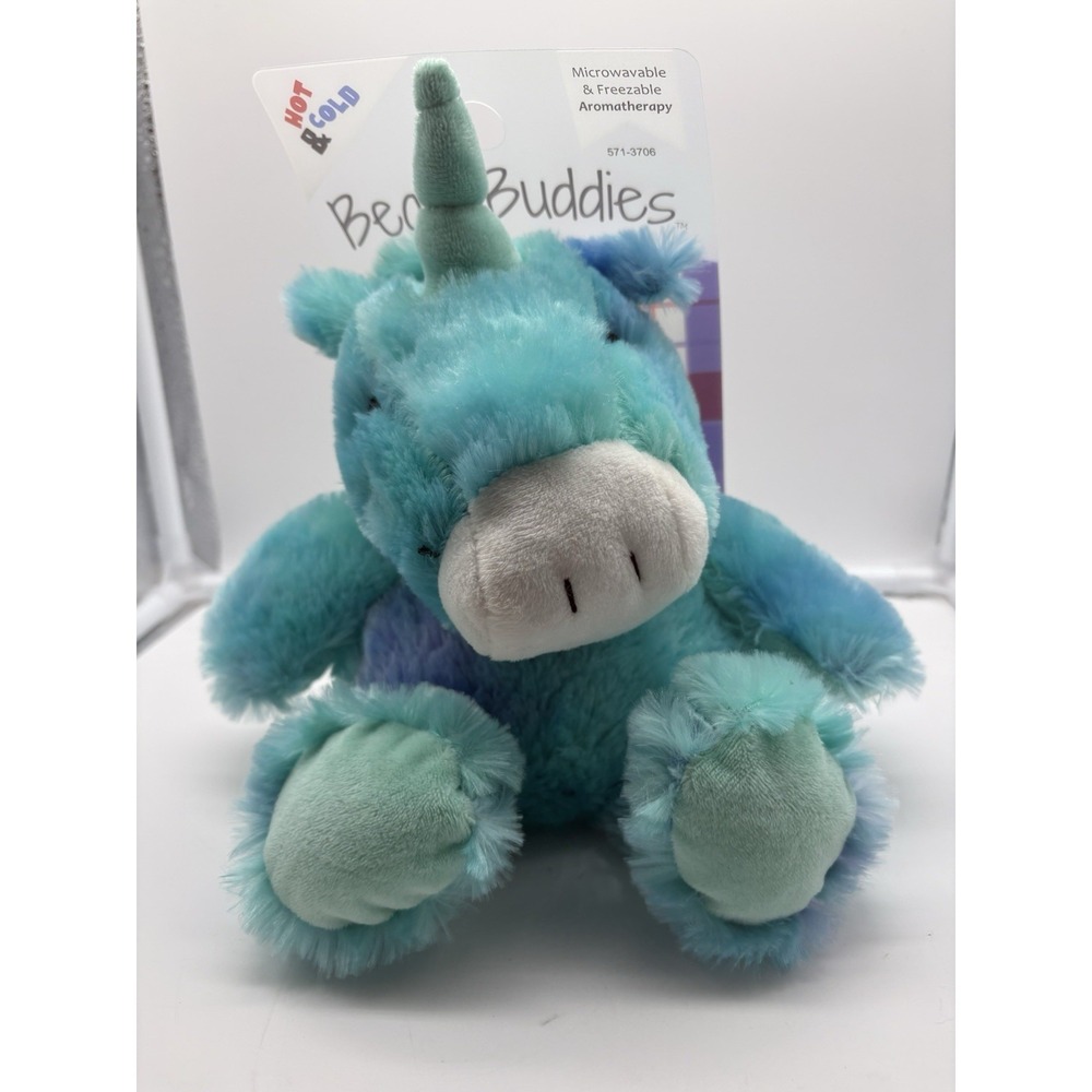 BRAND NEW- UNICORN Aromatherapy Hot & Cold Plush Cozy Animal Hugs Bead Buddies